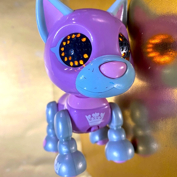 ZOOMER ZUPPS TINY PUPS DUCHESS PINK WITH SOUND & EYES LIGHT UP SPIN-MASTER - Picture 5 of 12